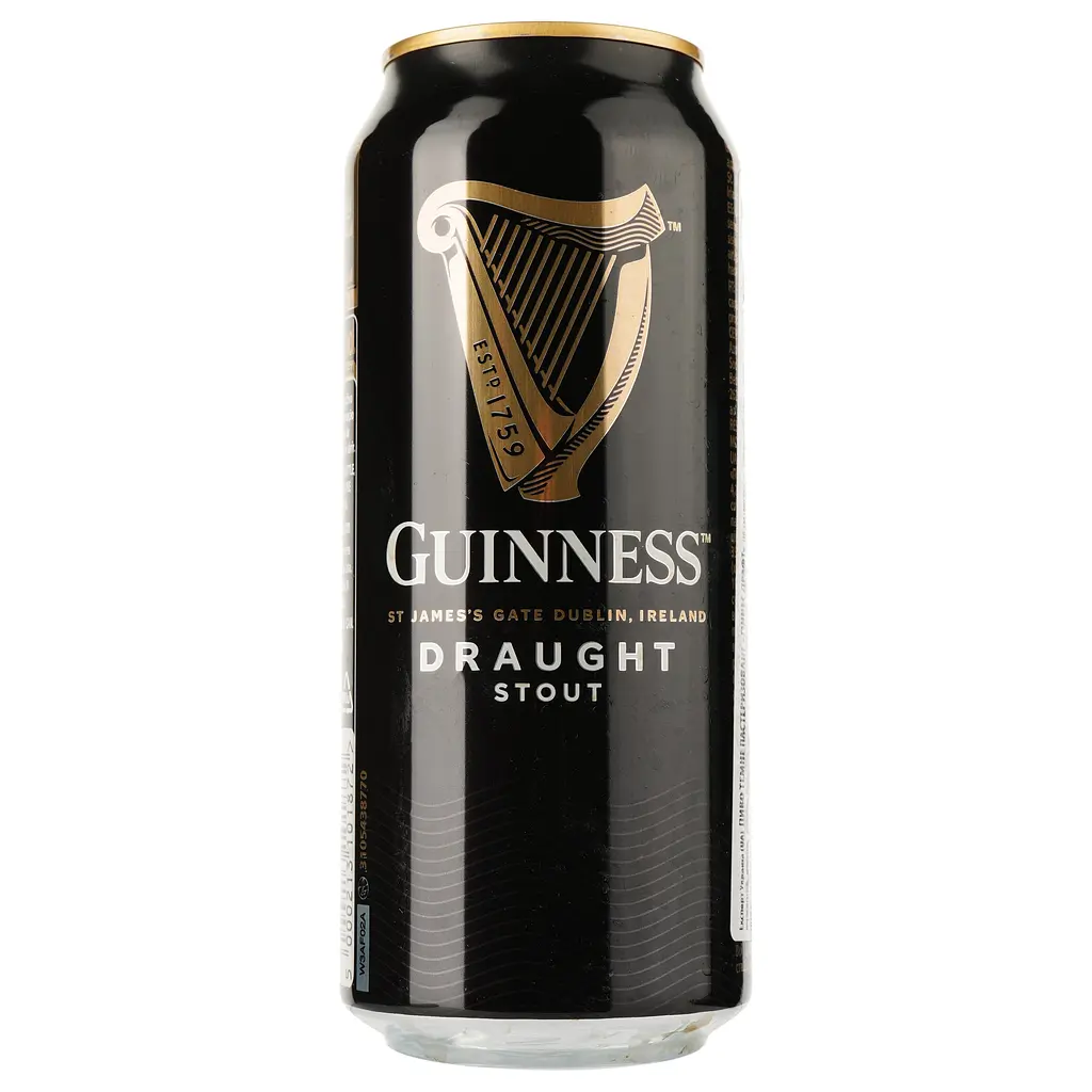 Упаковка пива Guinness Draught темного 4.2% 10.56 л з/б (0.44 л х 24 шт.) - фото 2