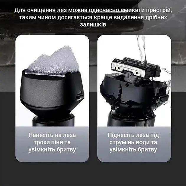 Електробритва ShowSee F601-BK Black - фото 6