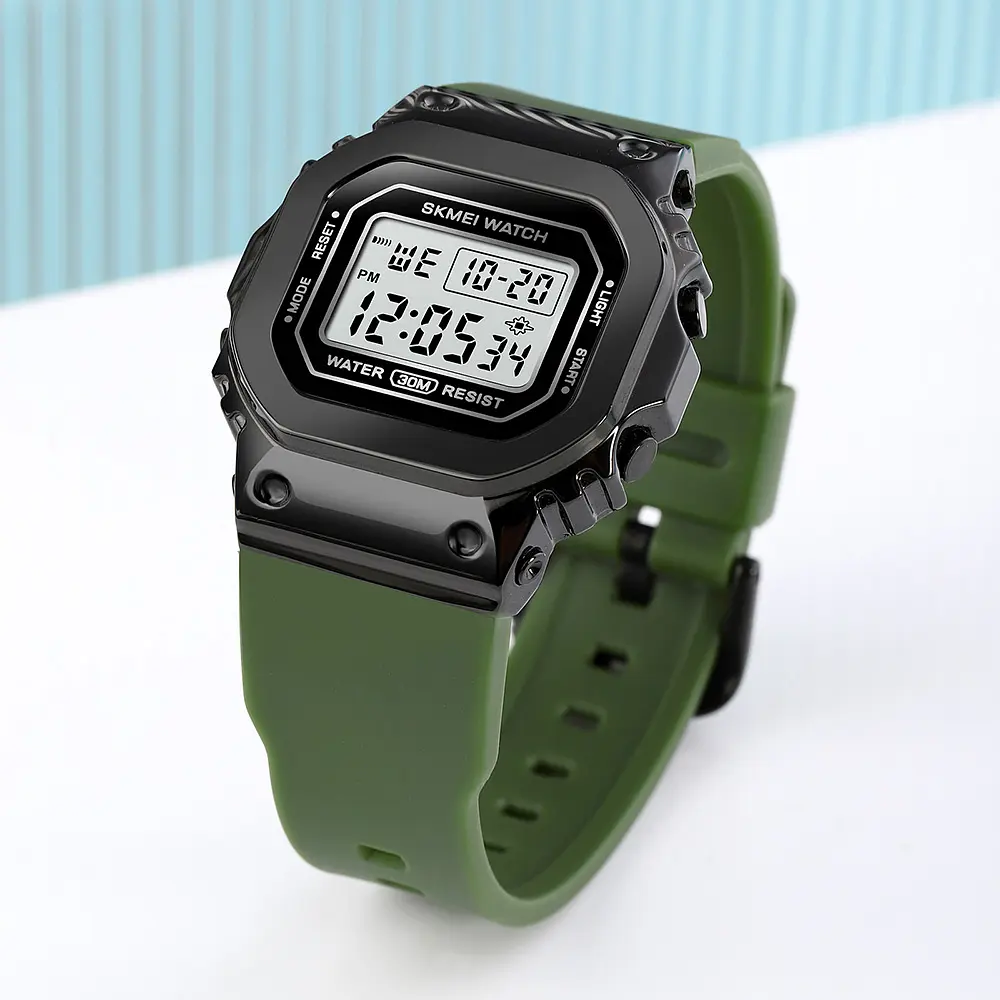 Наручний годинник чоловічий 1796 Military-Black Skmei acs0030594 - фото 3