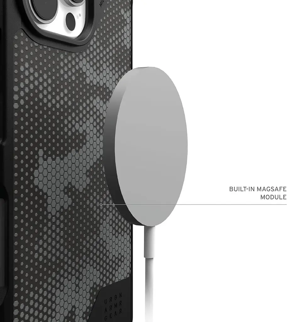 Оригінальний протиударний чохол UAG Metropolis LT MagSafe для iPhone 16 Pro Max (6.9") Camo Graphite 114453113234 - фото 6