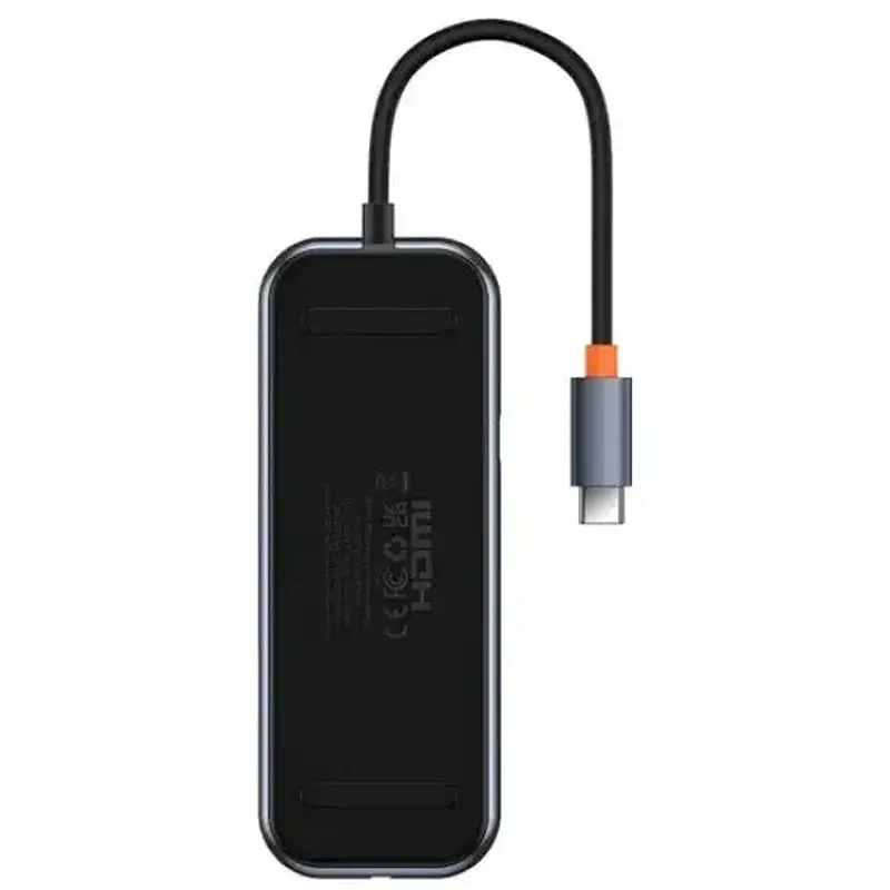 Перехідник HUB Baseus AcmeJoy 8-Port Type-C HUB Adapter (WKJZ010613) Dark Grey - фото 2