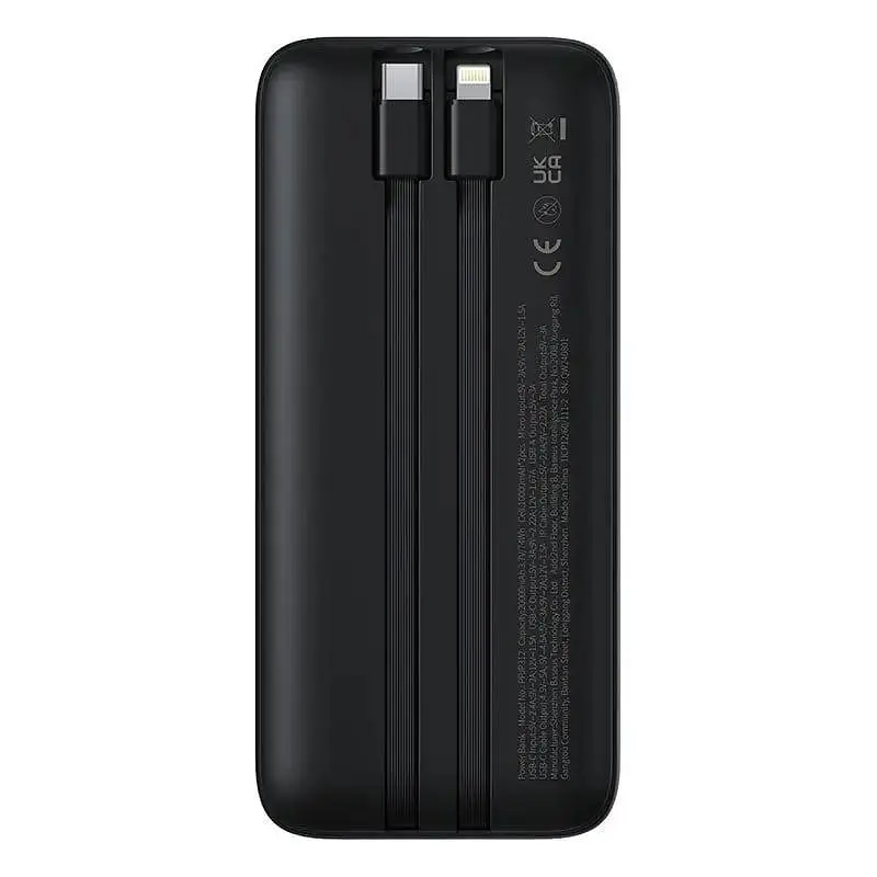 Павербанк Baseus Lipow 22.5W черный 20000 mAh - фото 2