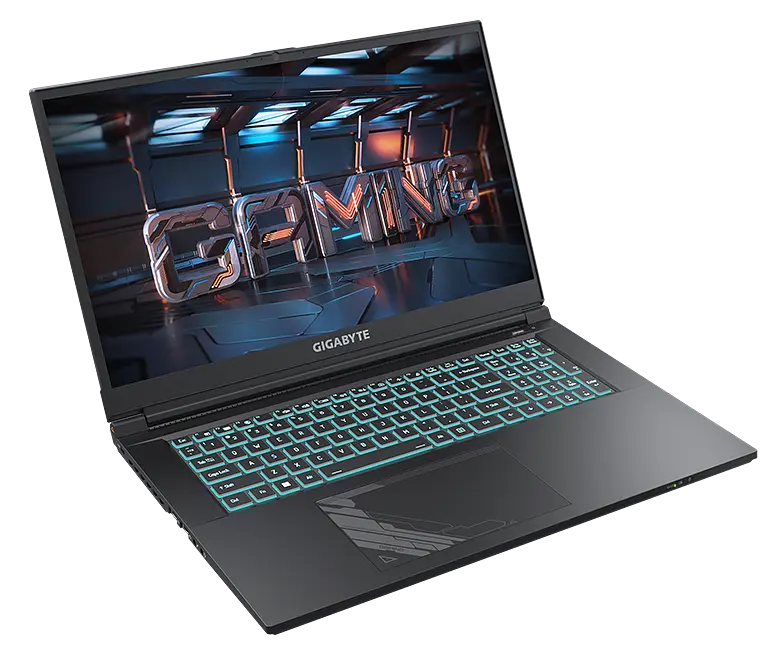 Ноутбук Gigabyte G7 MF 17.3 FHD, intel i5-12500H, 16GB, F512GB, NVD4050-6, DOS, чорний (G7_MF-E2KZ213SD) - фото 2