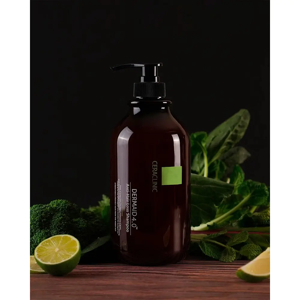 Шампунь проти випадіння волосся Dermaid 4.0 Anti-Hair Loss Shampoo Green Cleanse Ceraclinic 1000 мл - фото 3