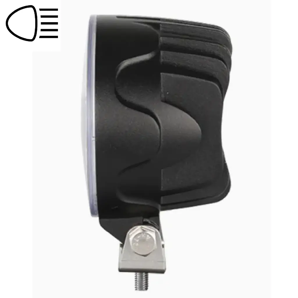 LED фара Brevia EPISTAR Sport Далеке світло 10-30V 12W (4x3W) 880Lm Алюмінієвий корпус IP68 (10601RSX1) - фото 2