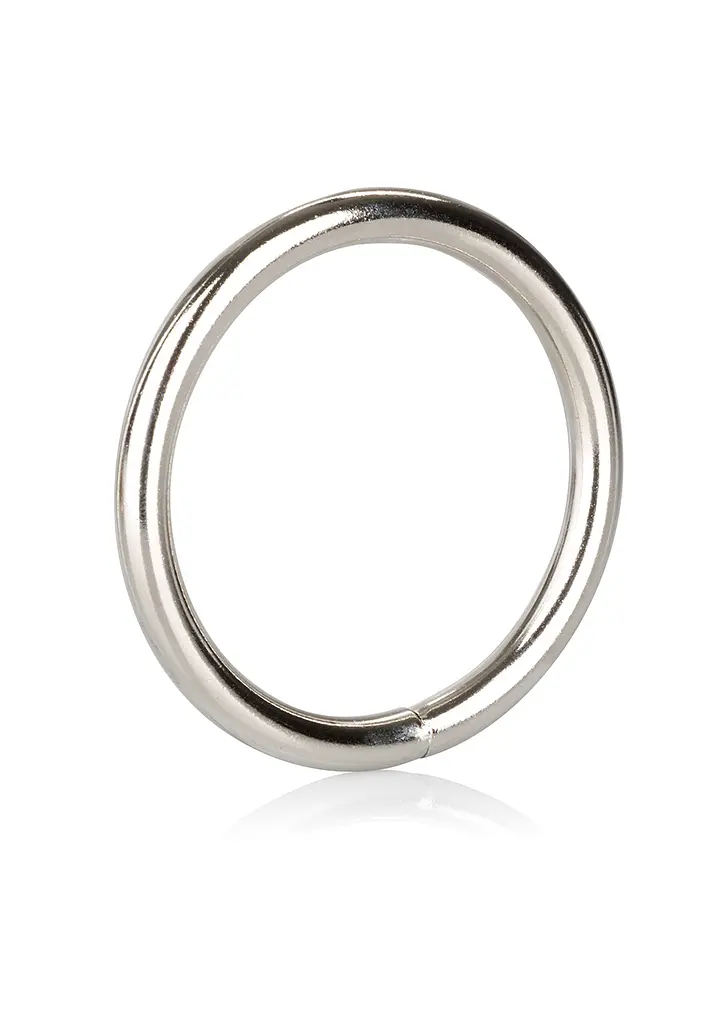 Ерекційне кільце CalExotics Silver Ring Large 5 см сріблястий - фото 6