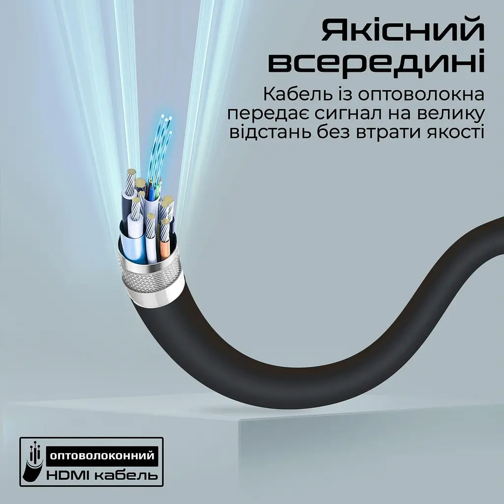Кабель Promate HDMI-HDMI V 2.0 15 м (prolink4k60-15m) - фото 8