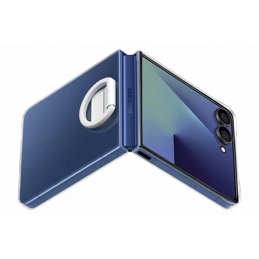 Чохол до мобільного телефона Samsung Ring Clear Galaxy Flip 7 Transparent (EF-QF766CTEGUA) - фото 2