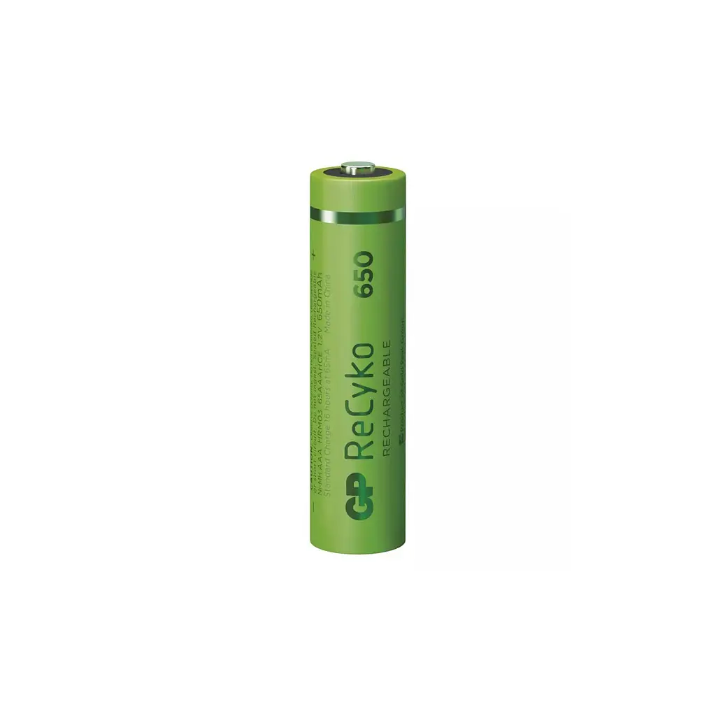 Акумулятор Gp AAA 65AAAHCE-EB2 Recyko 650 mAh * 2 (65AAAHCE / 4891199186677) - фото 2