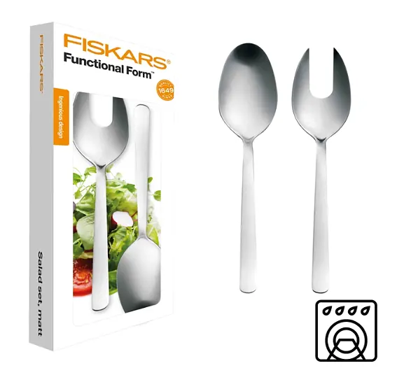 Набір для салату Fiskars Functional Form, матовий 1002960
