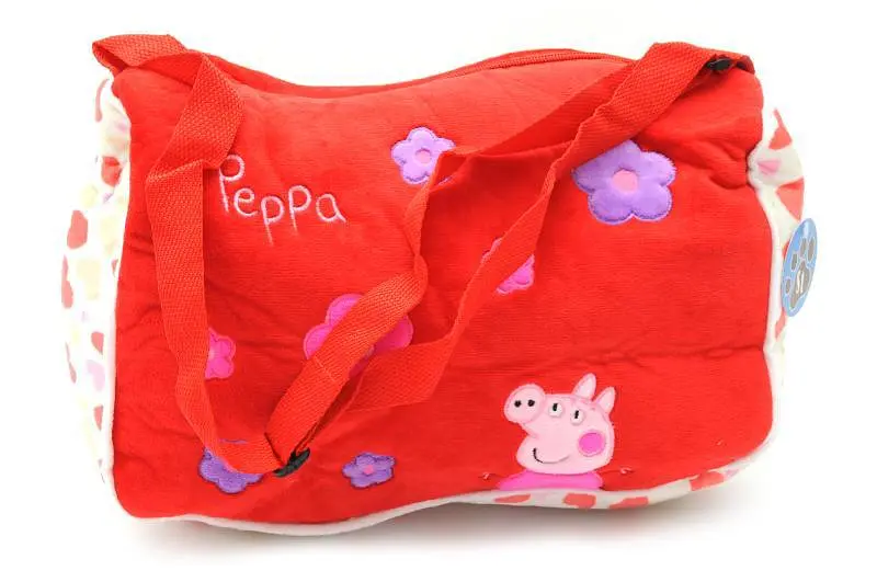 М'яка сумка-рюкзак Peppa Pig з принтом Свинка Пеппа для дітей 3+ текстильна (6996/32)
