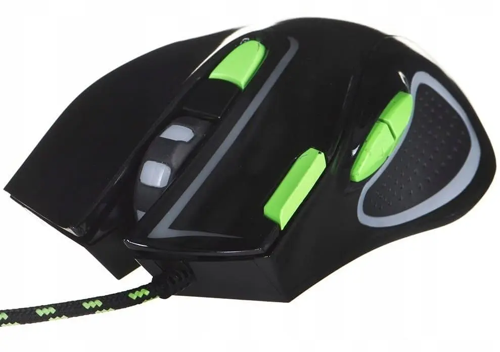 Миша Esperanza MX401 Hawk USB Black-Green (EGM401KG) - фото 5