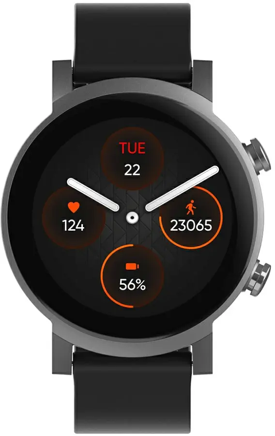Смарт-часы Ticwatch E3 polar black - фото 2