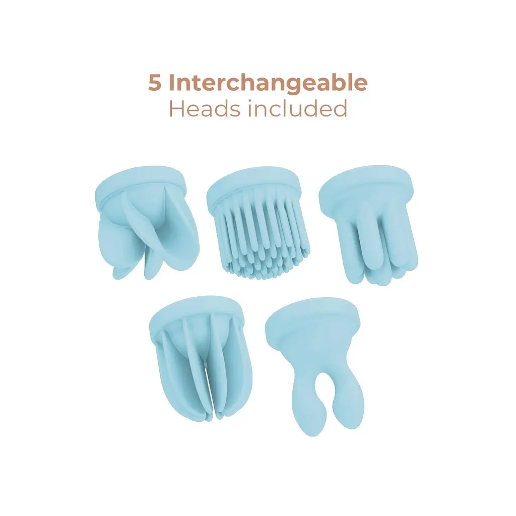 Вибратор для клитора Adrien Lastic Caress голубой - фото 3