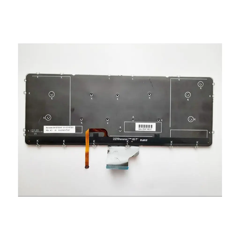 Клавіатура ноутбука Dell XPS 15-9530, Precision M3800 чорна, підсв. (A46090) - фото 2