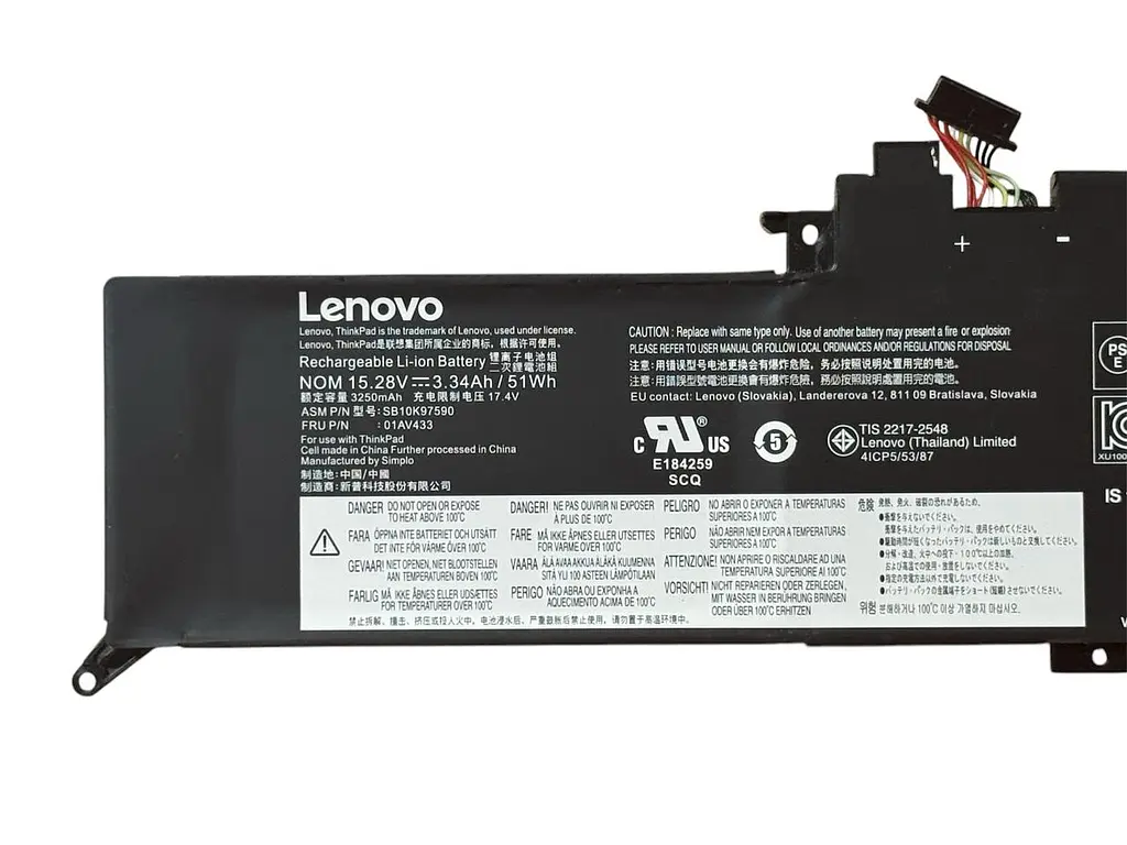 Акумулятор для ноутбука Lenovo ThinkPad Yoga 260 370 X380 01AV433 01AV432 01AV434 - фото 2