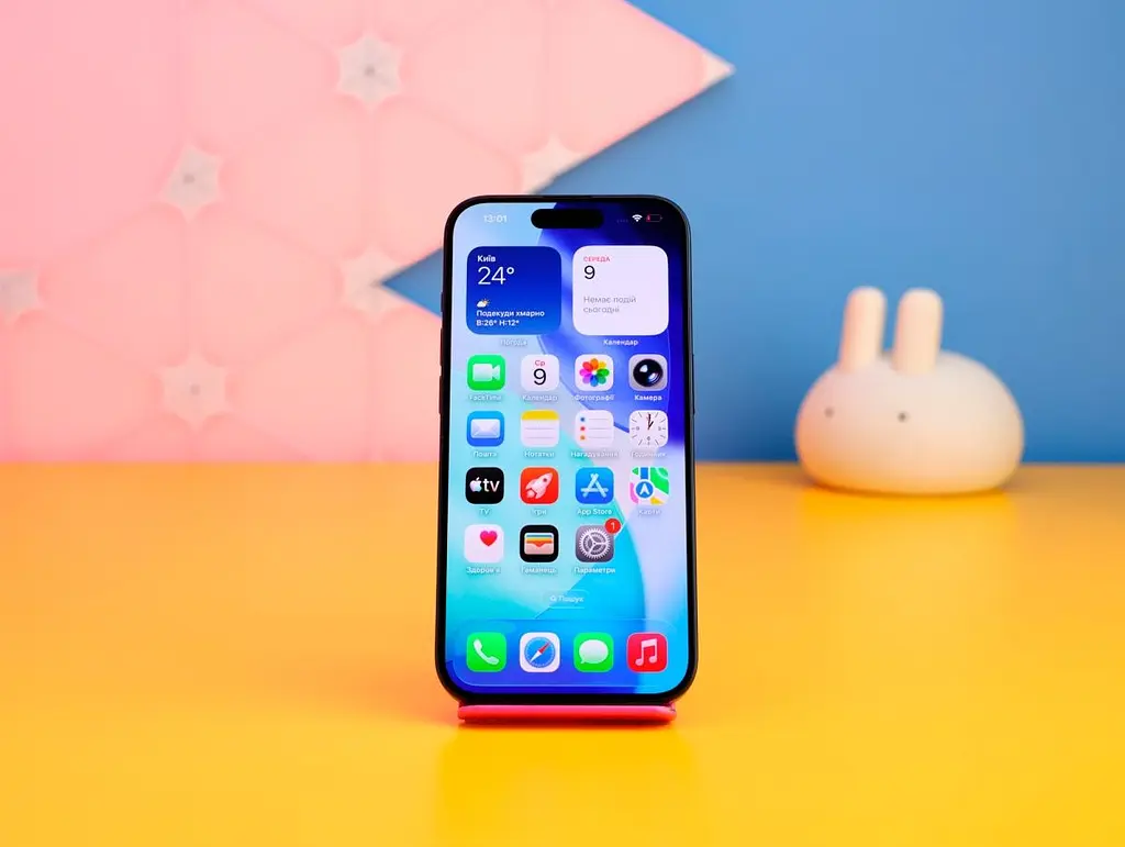 Смартфон Apple iPhone 15 Pro 128GB Blue Titanium (MTV03) Б/У [177525] - фото 2
