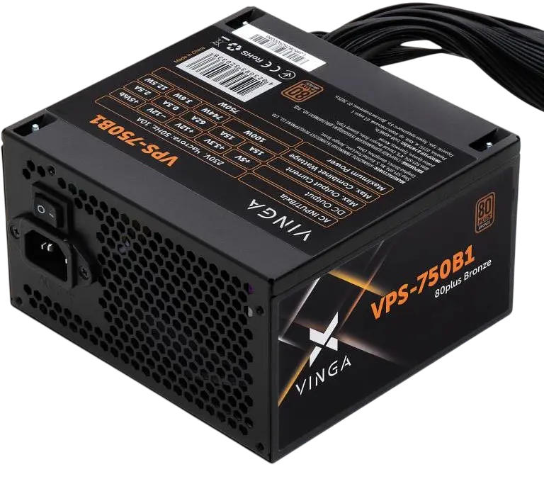 Блок живлення Vinga VPS B1 750W 80+ Bronze (VPS-750B1) - фото 3
