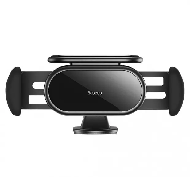 Автомобільний тримач холдер Baseus Steel Cannon pro Solar Electric Car Mount SUGP010001 Black - фото 2