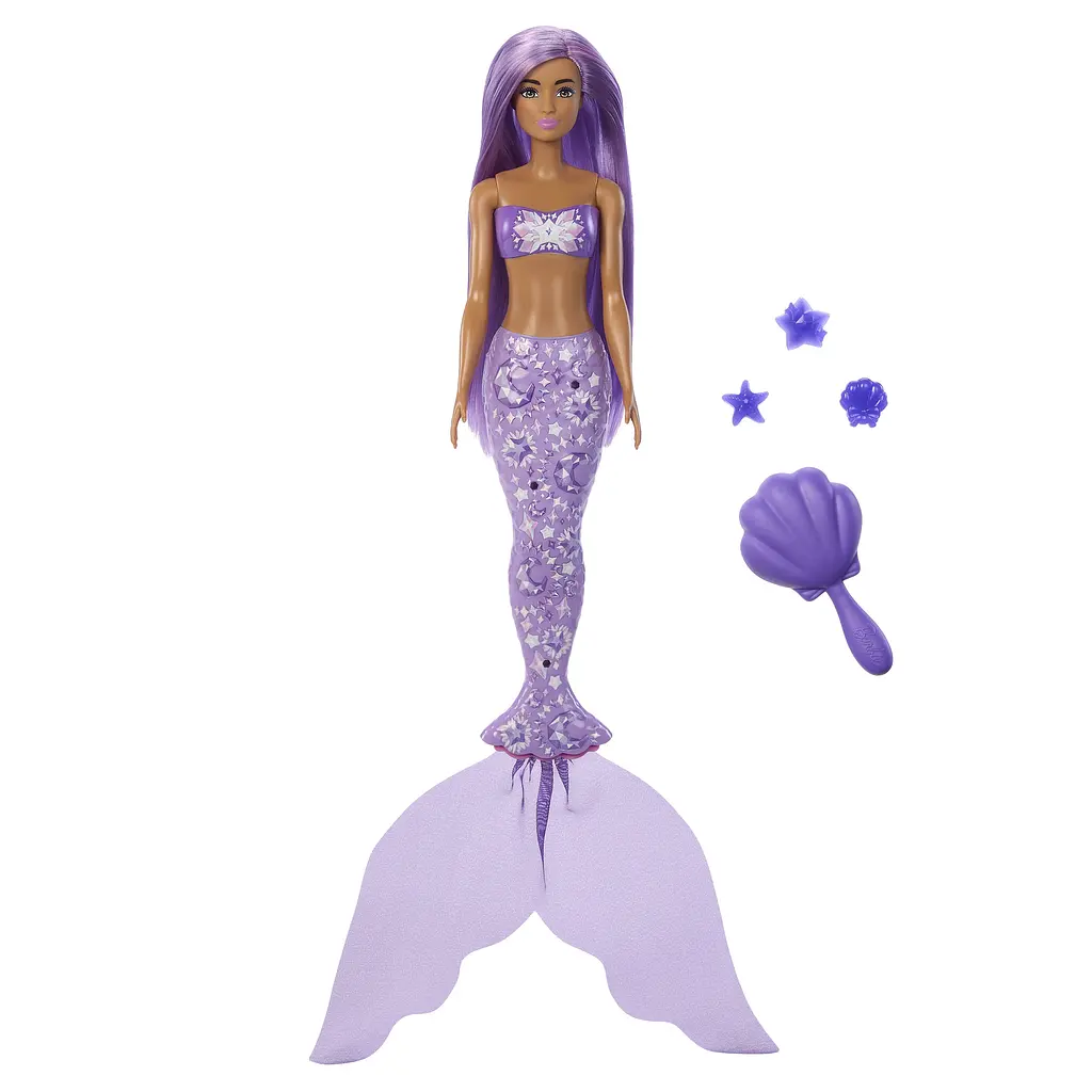 Лялька-русалонька сюрприз Barbie Color Reveal Морські скарби (JMW61) - фото 6