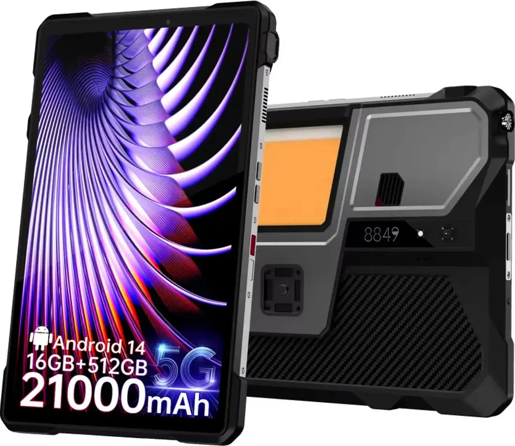 Планшет Unihertz 8849 Tank Pad 16/512 Black - фото 5
