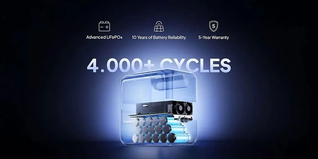 Зарядная станция BLUETTI Premium 100 V2 / 2000 Вт / 1024 Вт/ч / LiFePO4 (PR100V2) UA - фото 12