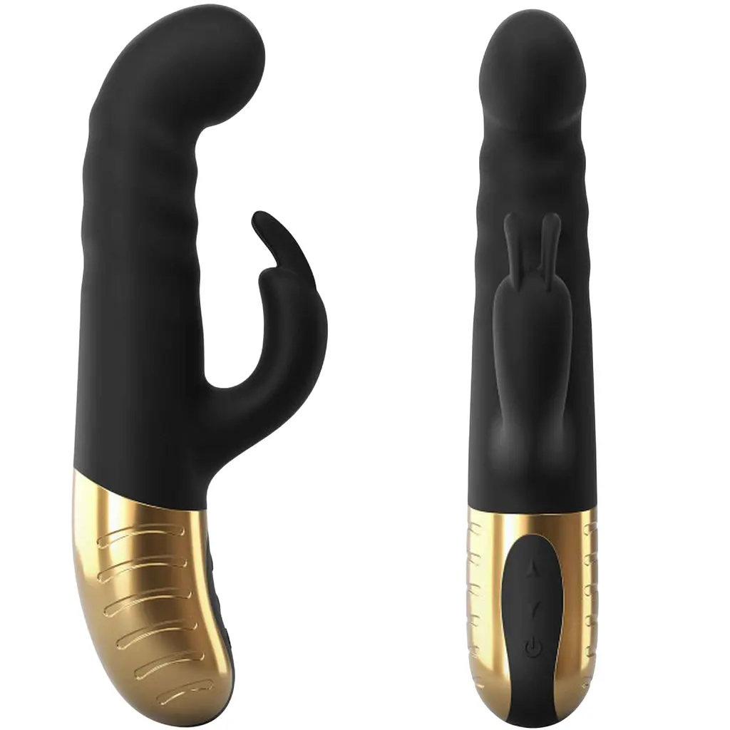 Вібратор кролик Dorcel G-Stormer 23.5х3.9 см чорний - фото 4