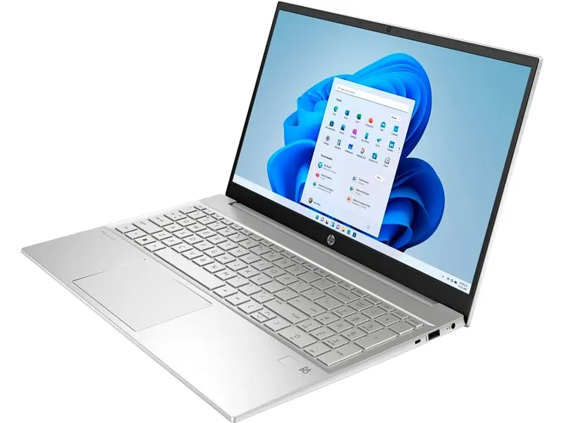 Ноутбук HP Pavilion 15-eh1135ru 15.6' FHD IPS AG, AMD R3-5300U, 12GB, F512GB, UMA, DOS, серебристый (9H8N2EA) - фото 3