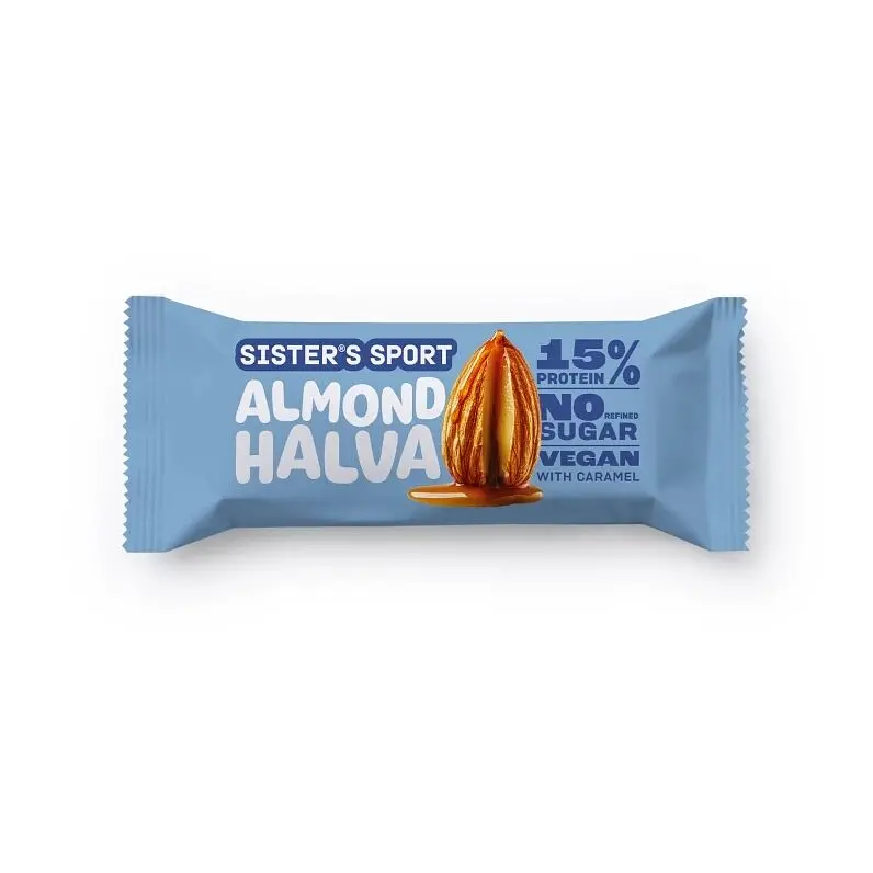 Протеїнова халва Sister's Sport Protein Halva, 10*40 грам - Карамель-мигдаль - фото 2