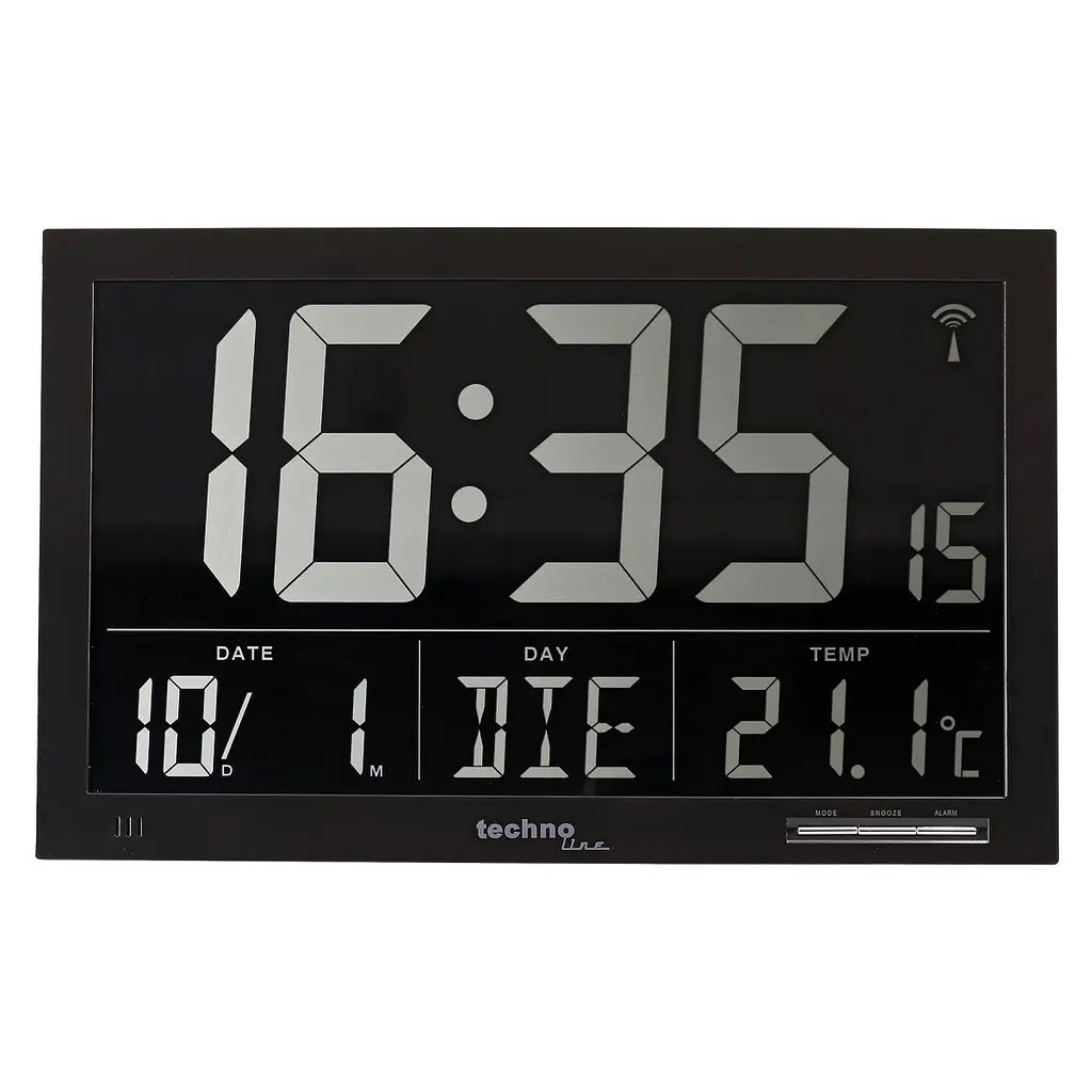 Настінний годинник Technoline WS8007 Black (WS8007) - фото 2
