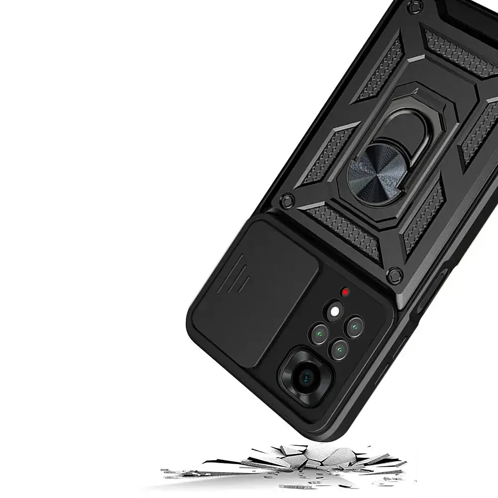 Панель BeCover Military для Xiaomi Redmi Note 11 Pro / 12 Pro 4G Black (707421) - фото 4