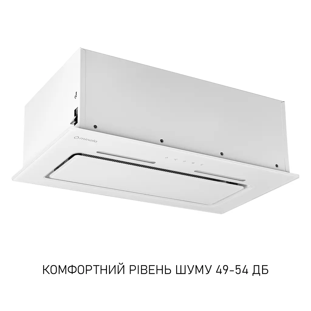 Витяжка повновбудована MINOLA HBI 6473 WH GLASS 800 LED Line - фото 6