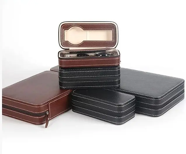 Скринька шкатулка для зберігання наручних годинників (8 годинників) Чорний - фото 4