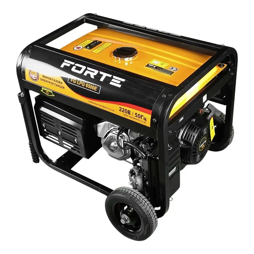 Генератор двухтопливный Forte FG LPG-6500E - фото 6