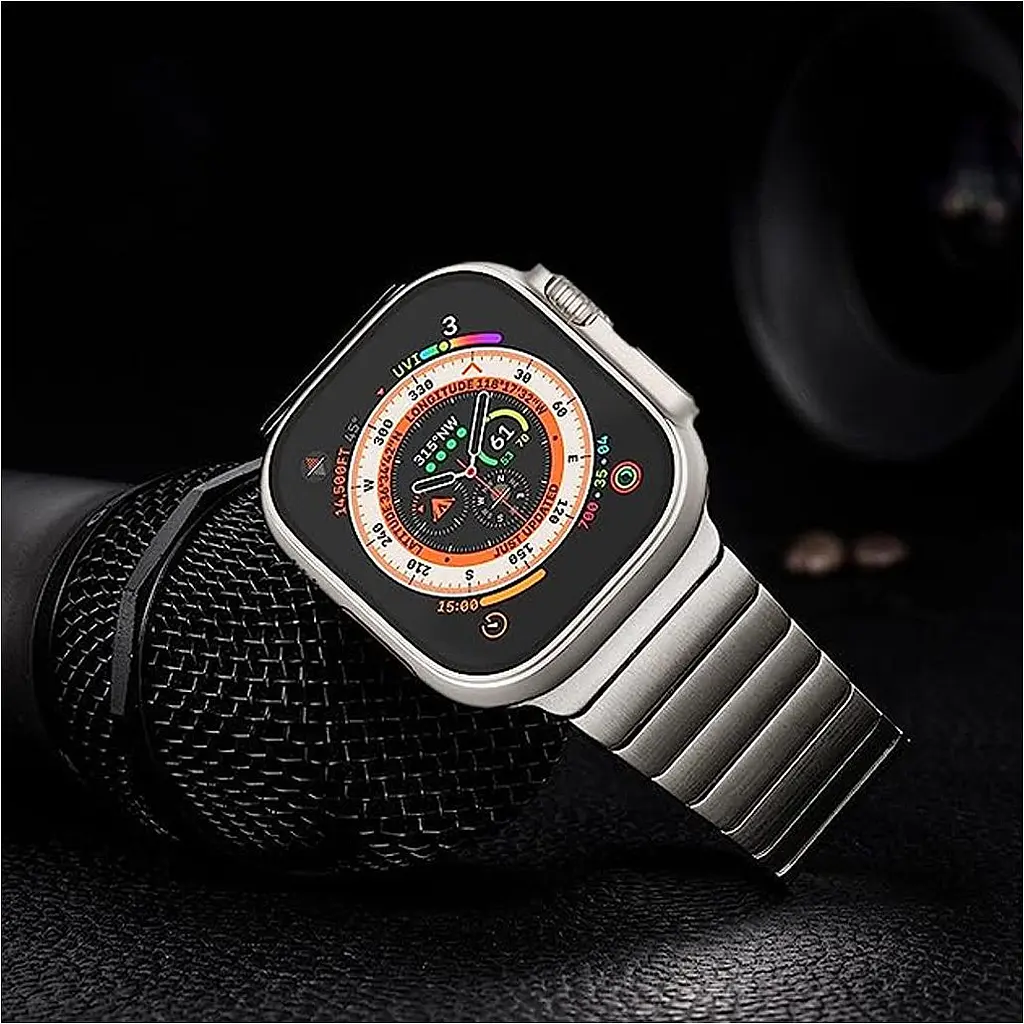 Ремінець DK Stainless Steel для Apple Watch 49/46/45/44/42mm Silver [117290] - фото 8