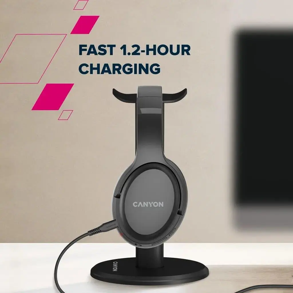 Навушники Canyon BT Headset OnRiff 5 Black (CNS-CBTHS5B) - фото 12