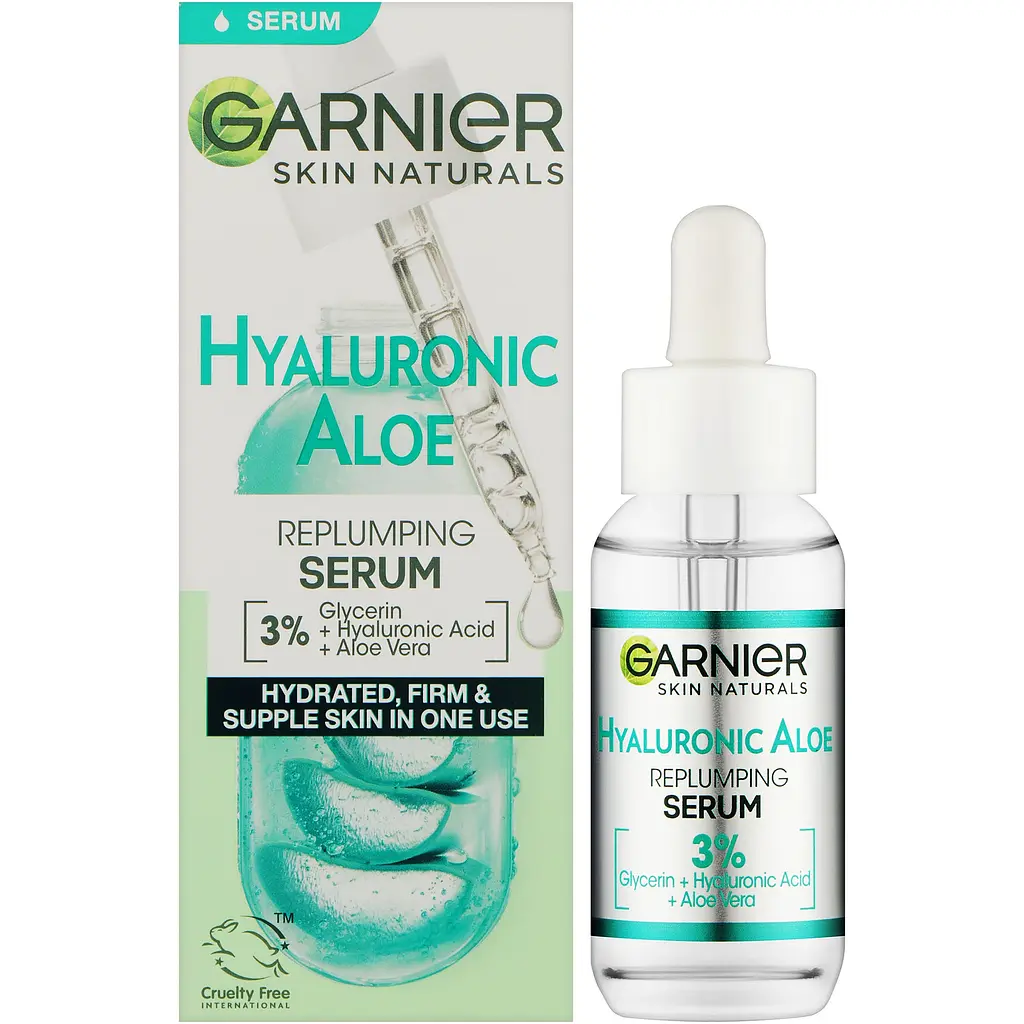Гіалуронова Алое-сироватка для обличчя Garnier Skin Naturals Супер Гладкість, 30 мл (C6629700) - фото 5