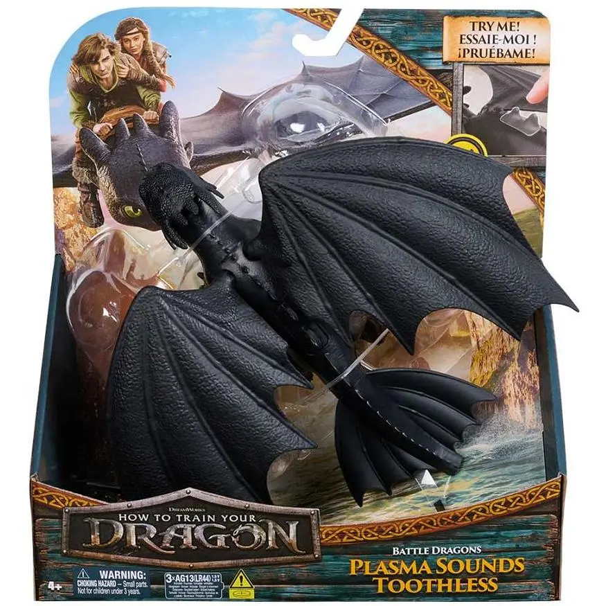 Інтерактивний дракон Dragons Як приборкати дракона Беззубик зі звуковими ефектами 30 см чорний (SM66662/9580) - фото 7