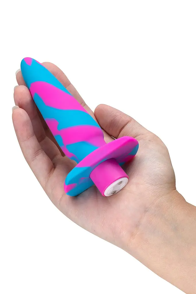 Анальная пробка с вибрацией Avant Vibrotize 12.7 см (мульти) - фото 2