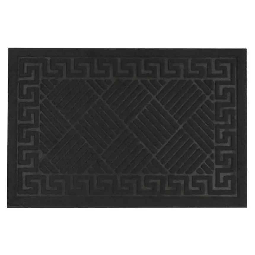 Килимок придверний Eco Fabric Смужки без кромки чорний 40 х 60 см (4060-011) - фото 3