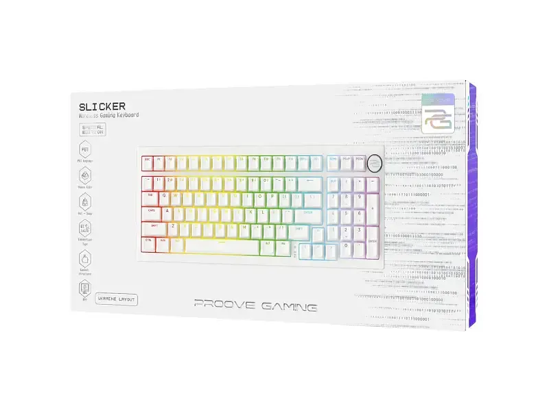 Клавіатура Proove Gaming Slicker Special Edition White (WKSLSE022402) - фото 4