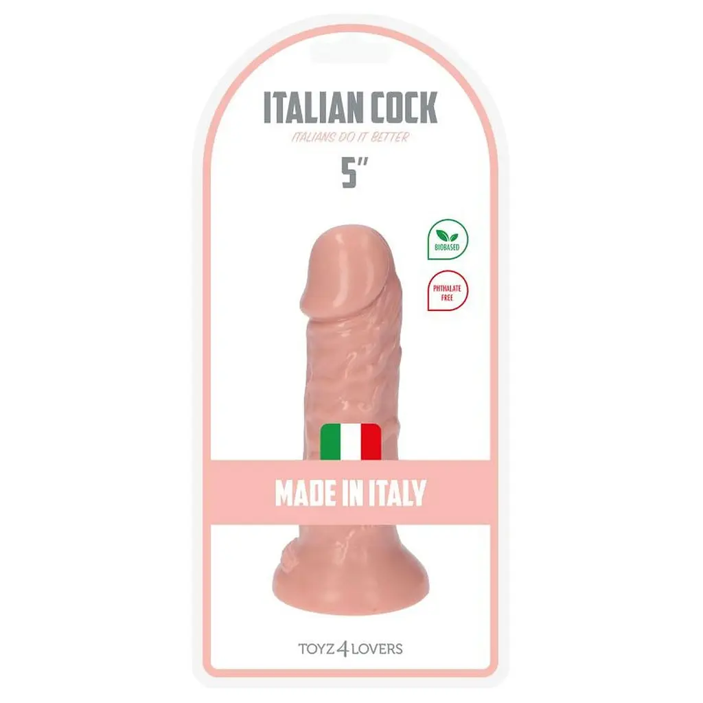 Фалоімітатор Toyz4lovers Italian Cock 5", 12.5 см (тілесний) - фото 6