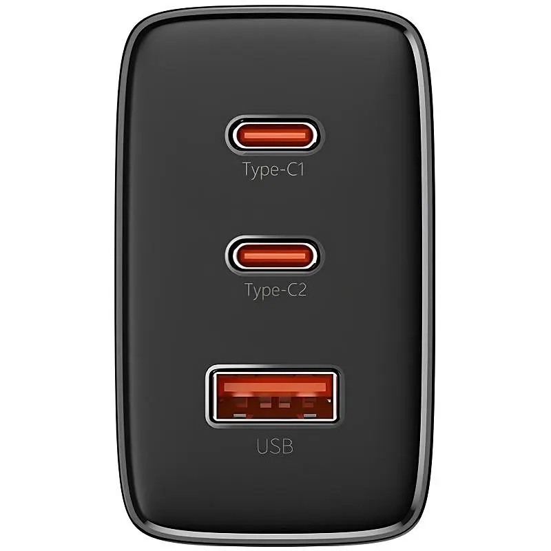 МЗП Baseus Cube Pro Fast Charger PD65W (1USB-A/2C) (P10111404) Cluster Black - фото 3