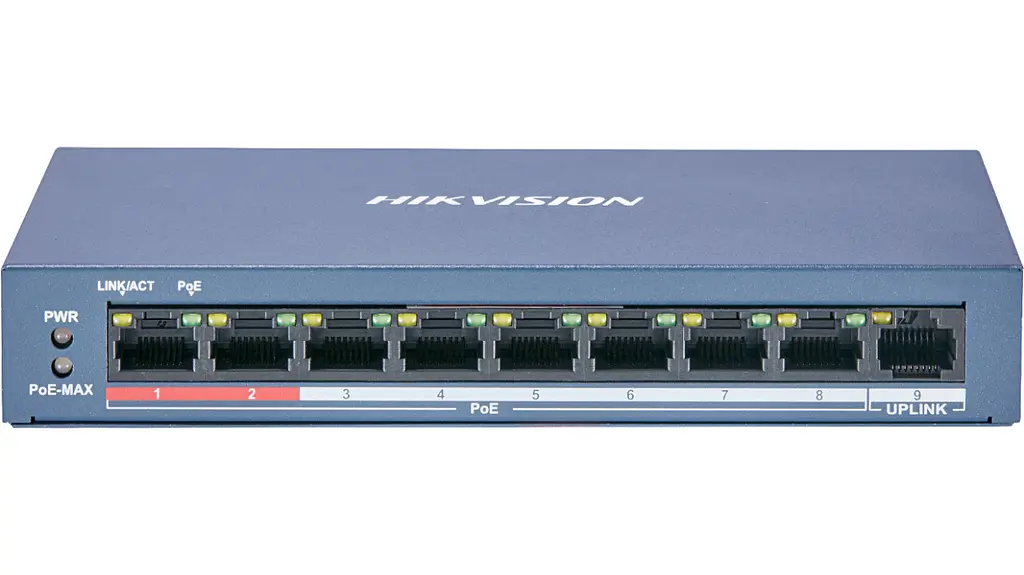 Коммутатор Hikvision 8 портов неуправляемый PoE (DS-3E0109P-E/M(B)) - фото 2