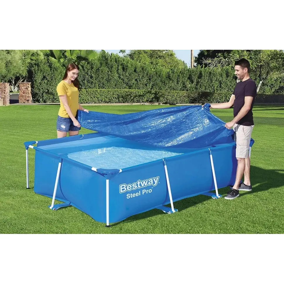 Тент для каркасного басейну Bestway 58106 прямокутний 300×201 см - фото 4