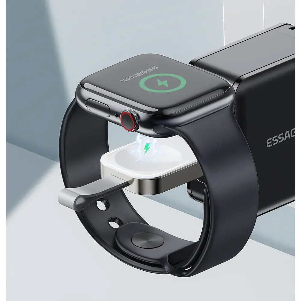 Зарядний пристрій Essager Wireless charger for smart watch USB-C (EWXT-YB02-Z) - фото 3