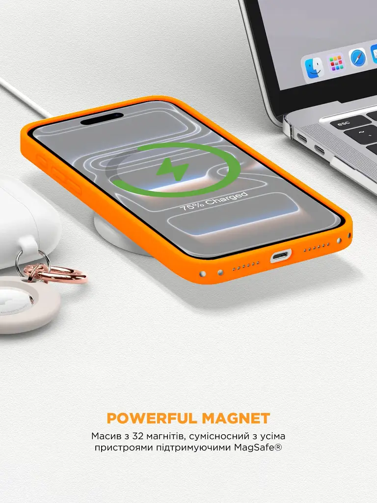 Чохол ArmorStandart ICON2 MagCase для Apple iPhone 17 Pro Max Cosmic Orange - фото 8