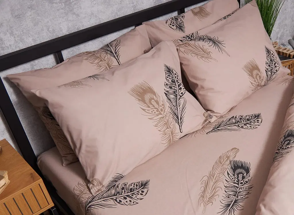 Набір наволочок Moon&Star Бязь Gold Люкс Feathers 50х50 см 2 шт - фото 2