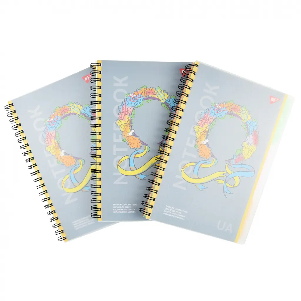 Набір зошитів для записів А4 Yes Notebook UA 144 аркуша 3 шт. (681943) - фото 3