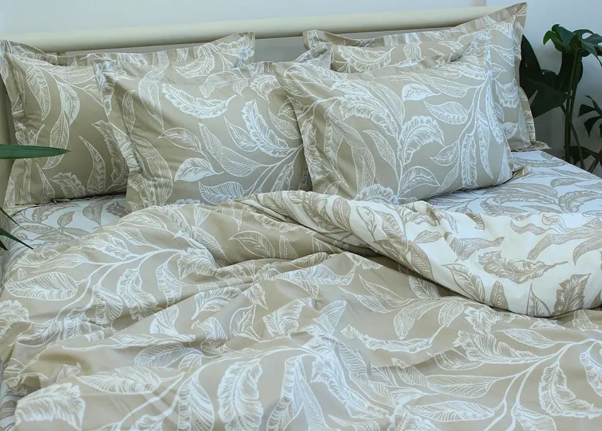 Комплект постільної білизни з компаньйоном TAG Tekstil R-T9152 Євро - фото 3